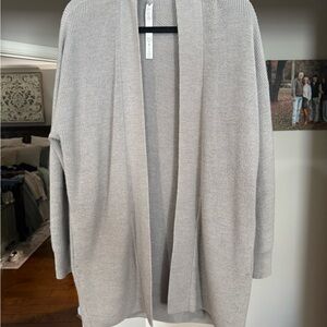 Lululemon grey sweater cardigan